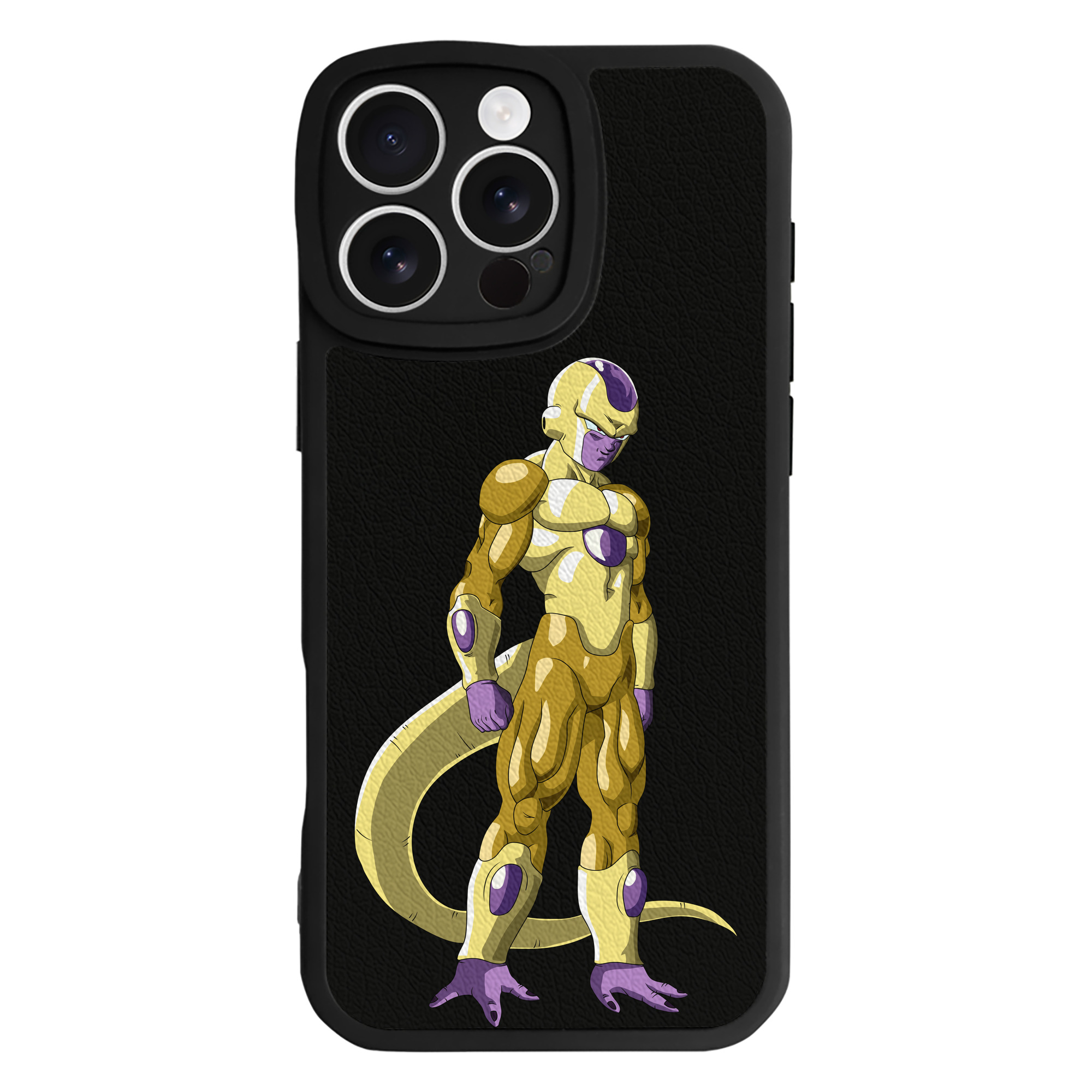 （画像用） ドラゴンボール フリーザ DRAGON BALL Frieza 【iPhone 16シリーズ対応】シリコンスマホケース（レザー調） 材質：シリコン